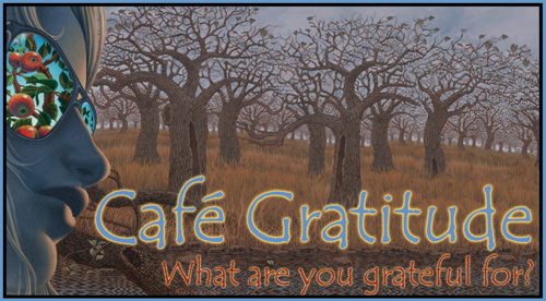 Cafe Gratitude Sign Design