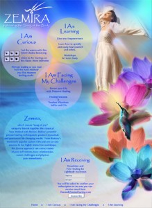 Zemira Healing Website Home Page Design