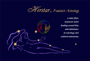 The first website design I created for a client in 1997 featured a beautiful brand message "Herstar Feminist Astrology: a solar flare of female mind, healing sexual bias, and imbalance in astrology and cultural astronomy."