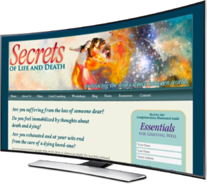 Spiritual Website Design for Secrets of Life and Death