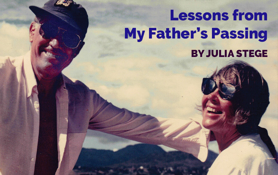 Lessons from My Father's Passing Title Graphic