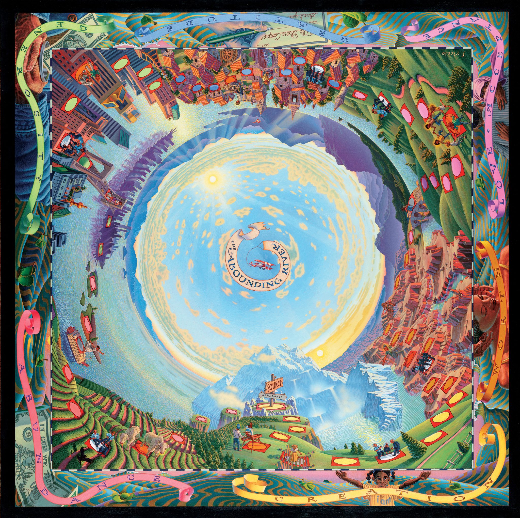 AR GAME The Abounding River Game Illustration by Frank Riccio