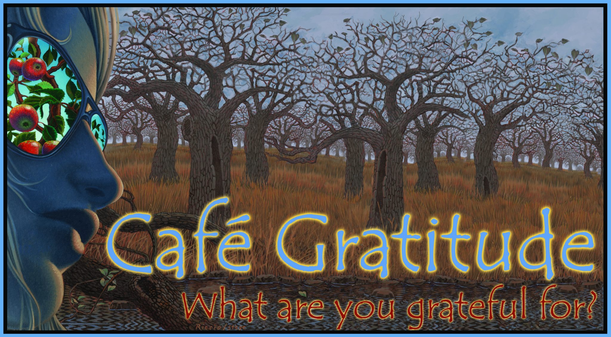 San_Rafael_Sign_11in Cafe Gratitude Sign painted by Frank Riccio, modified by Julia Stege